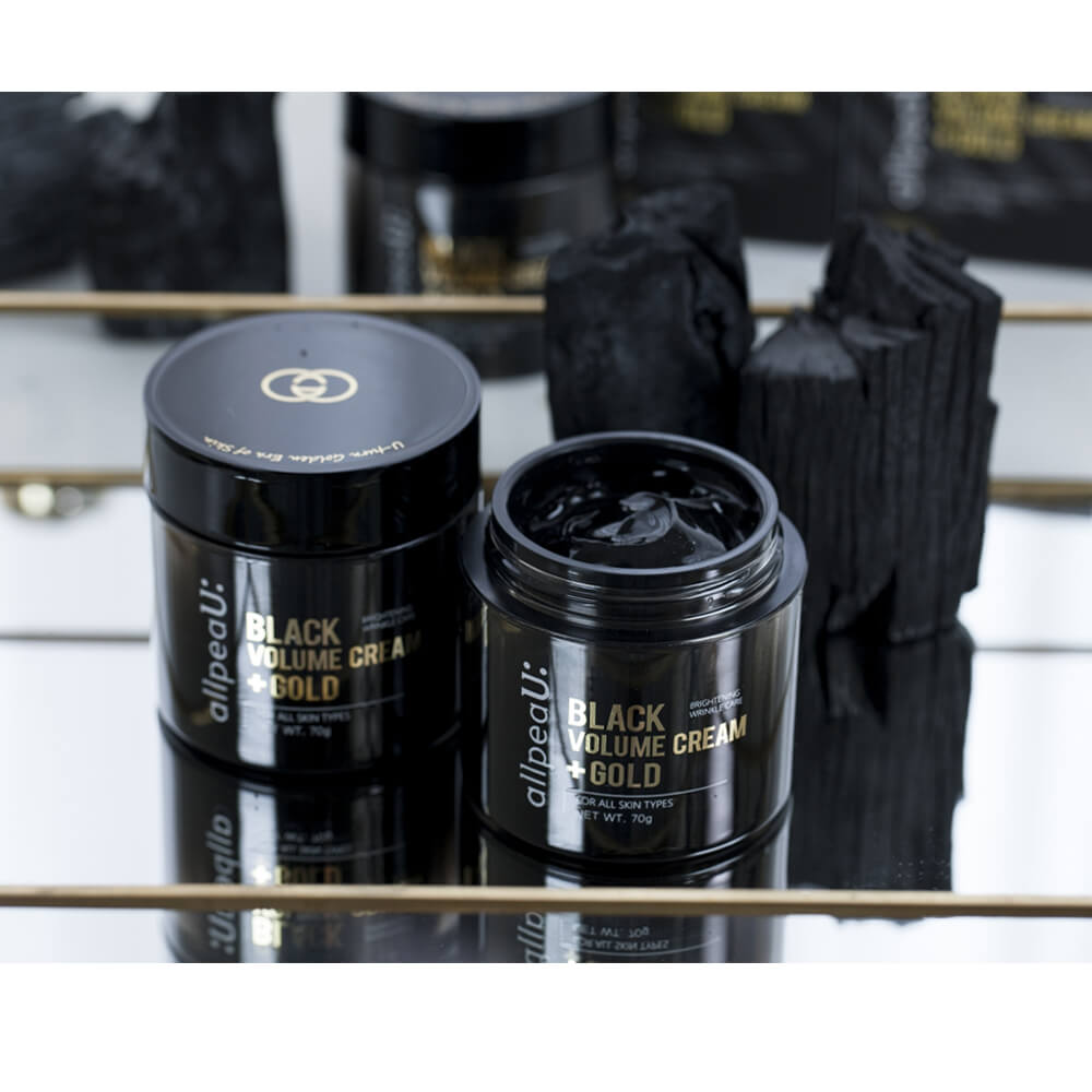 AllpeaU ,ออลเพอร์ยู, BLACK VOLUME CREAM , CREAM GOLD , ออลเพอร์ยู แบล็ควอลุ่มครีมพลัสโกลด์,AllpeaU VOLUME CREAM,AllpeaU Black Volume Cream Gold 